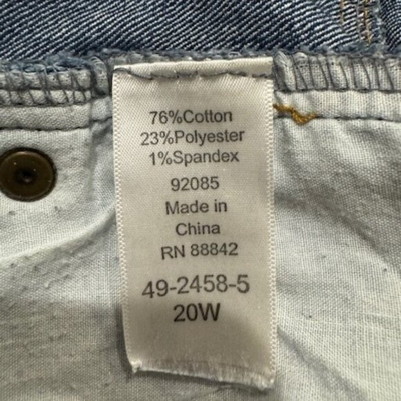 Woman Within Wide Leg Jeans - Picture 7 of 9